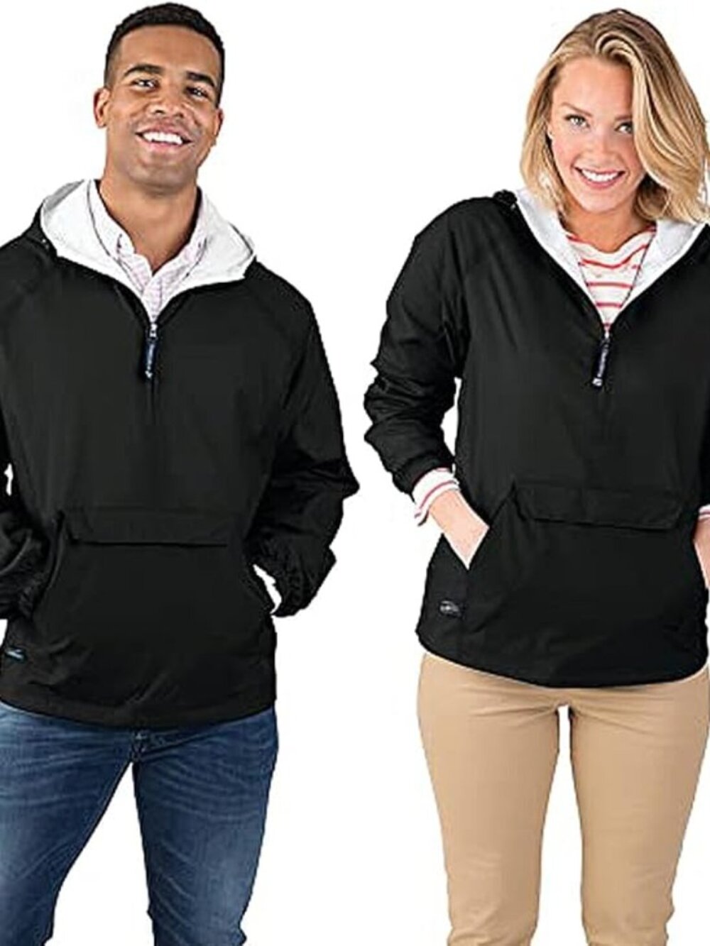 NWT Charles River Apparel Unisex Classic Solid Pullover Jacket